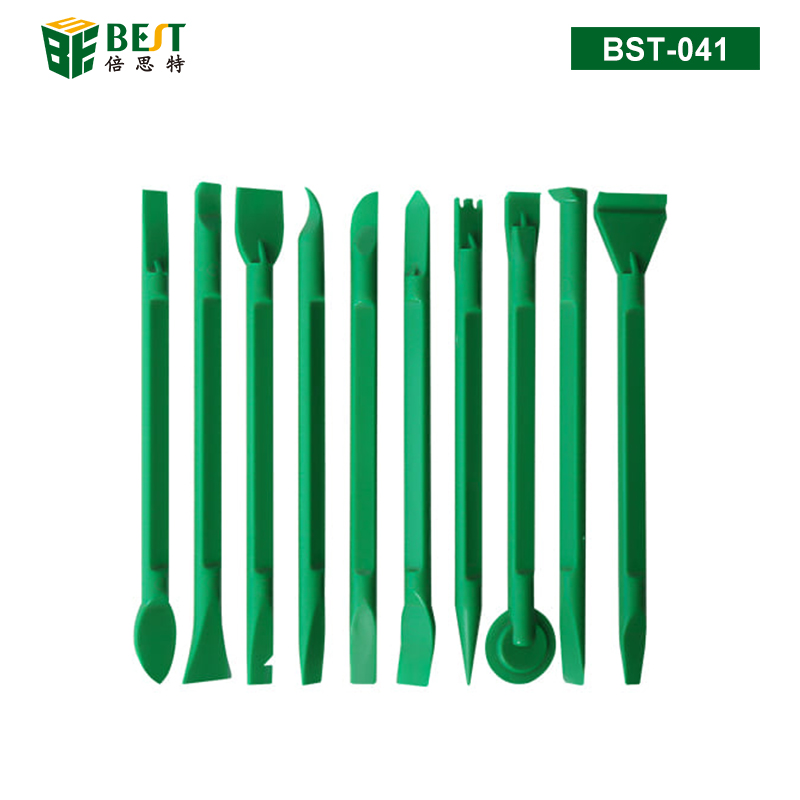 BST-041 塑料撬棒拆機工具套裝 多用途拆機工具套裝 10合一雙頭塑料撬棒