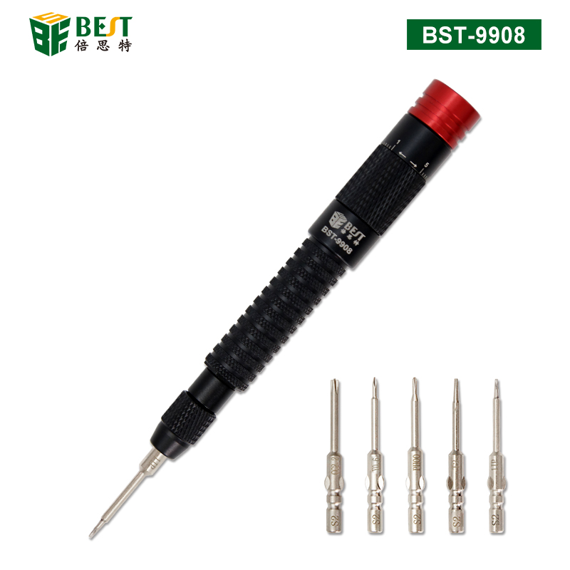 BST-9908 六合一可調(diào)扭力螺絲刀套裝 可調(diào)扭力式螺絲批